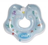 Круг надувной Lindo на шею для купания младенцев LN-1560