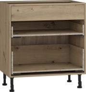 Тумба нижняя Грейд 3-мя ящиками универсальная полного открытия V-6 Оптимум 800x870x522 мм дуб артизан