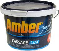 Краска акриловая Amber Fassade LUX мат белый 3 л