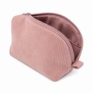 Косметичка Organize ракушка Velvet Stripe розовый