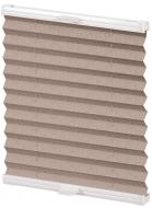 Штора-плиссе Rollotex ткань MELANGE 130х70 см Капучино