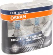 Автолампа галогенная Osram Night Breaker Unlimited H8 35 Вт 2 шт.