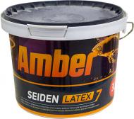 Краска латексная Amber SEIDEN LATEX 7 шелковистый мат белый 3 л Краска латексная Amber SEIDEN LATEX 7 шелковистый мат белый 3 л