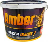 Краска латексная Amber SEIDEN LATEX 7 шелковистый мат белый 10 л