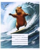 Зошит шкільний Capybara_25 18 аркушів у клітинку Nota Bene