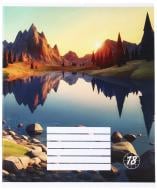 Тетрадь школьная Pixel landscape1_25 18 листов в клеточку Nota Bene