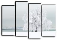 Картина модульная Зимний пейзаж 112x82 см Hotel Arizona HD C-4-SNOW-32x44-WHITE Картина модульная Зимний пейзаж 112x82 см Hotel Arizona HD C-4-SNOW-32x44-WHITE
