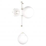 Бра Фабрика Світла 2x40 Вт G9 бело-золотистый НББ 128-2х40-123 Бра Фабрика Світла 2x40 Вт G9 бело-золотистый НББ 128-2х40-123