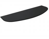 Полка DC прямая радиусная 800x250x16 мм антрацит