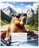 Зошит шкільний Capybara_25 24 аркуші в клітинку Nota Bene