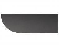 Полка DC угловая радиусная 600x300x16 мм антрацит