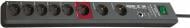Мережевий фільтр Brennenstuhl Secure-Tec 19500А із заземленням 8 гн. чорний 3 м 1159490936
