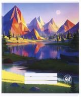 Тетрадь школьная Pixel landscape1_25 48 листов в клеточку Nota Bene
