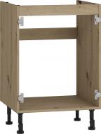 Тумба нижняя Грейд Оптимум (нижняя мойка) 600x870x522 мм дуб артизан