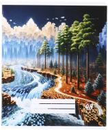 Тетрадь школьная Pixel landscape2_25 48 листов в клеточку Nota Bene