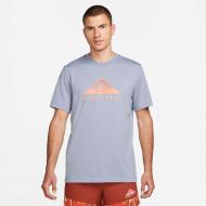 Футболка Nike DF TEE DB TRAIL DM5412-493 р.L серо-синий