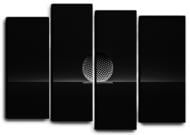 Картина модульная Микрофон 112x82 см Hotel Arizona HD C-4-BLACK-32x44-B/W