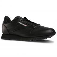 Кроссовки мужские демисезонные Reebok CL LTHR 2267 р.39 черные