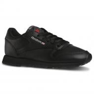 Кроссовки женские зимние Reebok CL LTHR 3912 р.35 черные