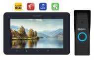 Комплект видеодомофона Slinex AdvancedKit Full HD серый/черный SM-07MHD(d/g)+ML-15HD(bl)