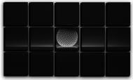 Картина модульная Микрофон 127x77 см Hotel Arizona HD C-15-BLACK-30x50-B/W