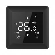 Терморегулятор для теплого пола In-Therm СЕНСОРНЫЙ PT 516 BLACK MATTE - ЧЕРНЫЙ МАТОВЫЙ