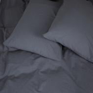 Простынь на резинке 40-0022 Enchanted Evening 200x200 см темно-серый MirSon