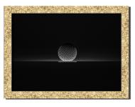 Картина Микрофон 41x31 см Hotel Arizona HD P-1 GOLDEN FR-BLACK-12x16-B/W