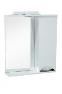 Зеркало со шкафчиком ХАСТ Альпина 50 + шкаф белый (правый)