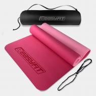 Коврик для йоги и фитнеса EasyFit 183х61х6 мм EF-1924s розовый