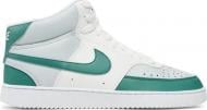 Кроссовки мужские Nike Court Vision Mid Nn DN3577-102 р.41 белые с зеленым