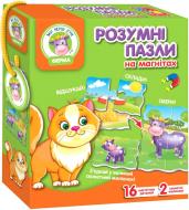 Игра настольная Vladi Toys Магнитная игра Умные пазли Ферма VT1504-37 Игра настольная Vladi Toys Магнитная игра Умные пазли Ферма VT1504-37