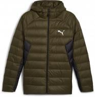 Пуховик чоловічий зимовий Puma PACKLITE HOODED DOWN JACKET 84935570 р.2XL хакі