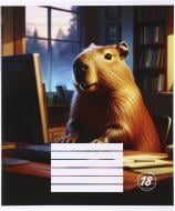 Зошит шкільний Capybara_25 18 аркушів лінія Nota Bene