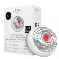 Звуковой массажер GESKE для лица и тела Sonic Cool & Warm Face and Body Massager 9 в 1 белый