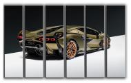 Картина модульна Lamborghini Sian 171x112 см Hotel Arizona HD 6-1734343800-LAMB-44x67-GOLD
