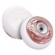 Звуковой массажер GESKE для лица и тела Sonic Cool & Warm Face and Body Massager 9 в 1 пудровый
