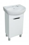 Тумба ХАСТ Альпина с умывальником Solo-50 (KOLO) белая (1 фасад)