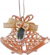 Игрушка на елку Колокола пластик 2417-307 10,5 см золотой