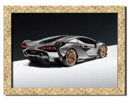 Картина Lamborghini Sian 41x31 см Hotel Arizona HD 1 GOLDEN FR-17353943800-LAMB-12x