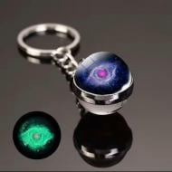 Брелок для ключів планета Космічне око Брелок для ключів планета Космічне око