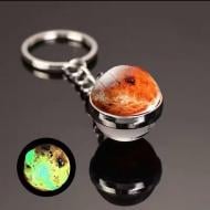 Брелок для ключів планета Вогняне серце Брелок для ключів планета Вогняне серце