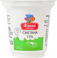 Сметана Фанні 15% 260г Сметана Фанні 15% 260г