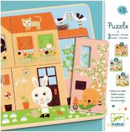 Пазлы Djeco Дом зайчиков DJ01480 Пазлы Djeco Дом зайчиков DJ01480