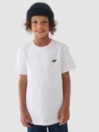 Футболка 4F TSHIRT M1626 4FJWMM00TTSHM1626-10S р.152 білий