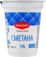 Сметана РадиМо 15% 300г Сметана РадиМо 15% 300г