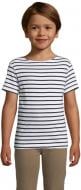 Футболка Sol's Miles Kids 1400904 р.116 бело-синий