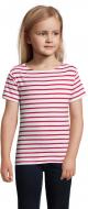 Футболка Sol's Miles Kids 1400987 р.116 бело-красный
