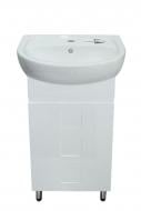 Тумба ХАСТ Капри с умывальником Solo-40 (KOLO) белая (1 фасад)