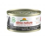 Консерва для дорослих котів Almo Nature HFC Jelly з тунцем і кальмарами 70 г